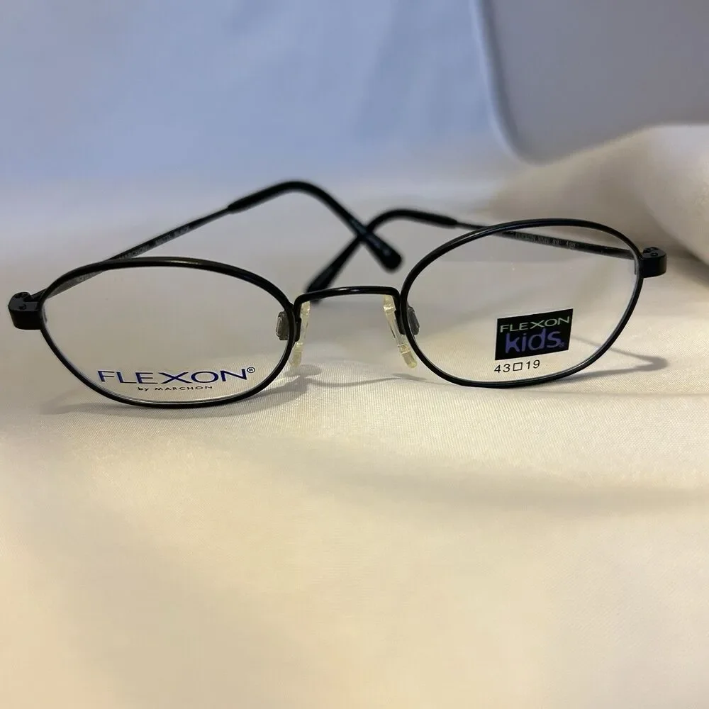#8444 FLEXON KIDS BLACK EYEGLASSES FRAME ONLY 43-19-120